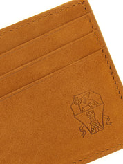 Brunello Cucinelli Brown Calfskin Cardholder