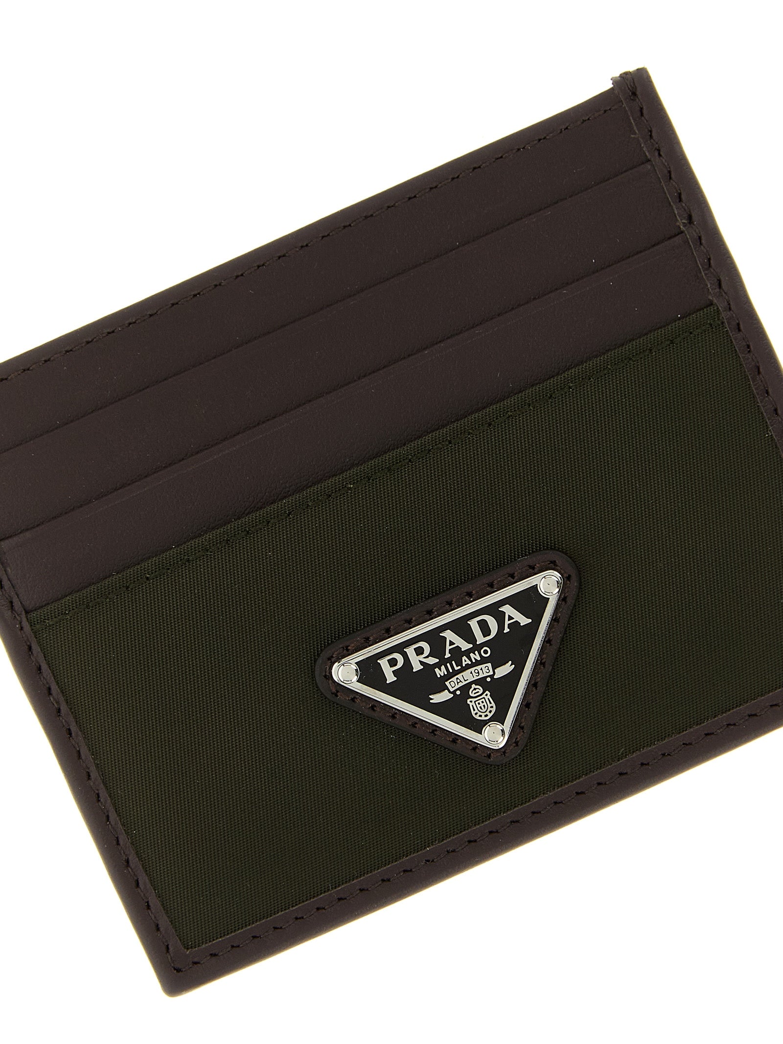 Prada Green Recycled Polyamide Wallets & Cases