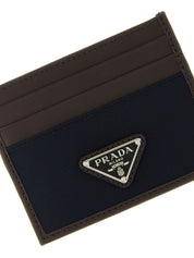 Prada Blue Recycled Polyamide Cardholder