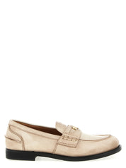 Miu Miu White Calfskin Loafers