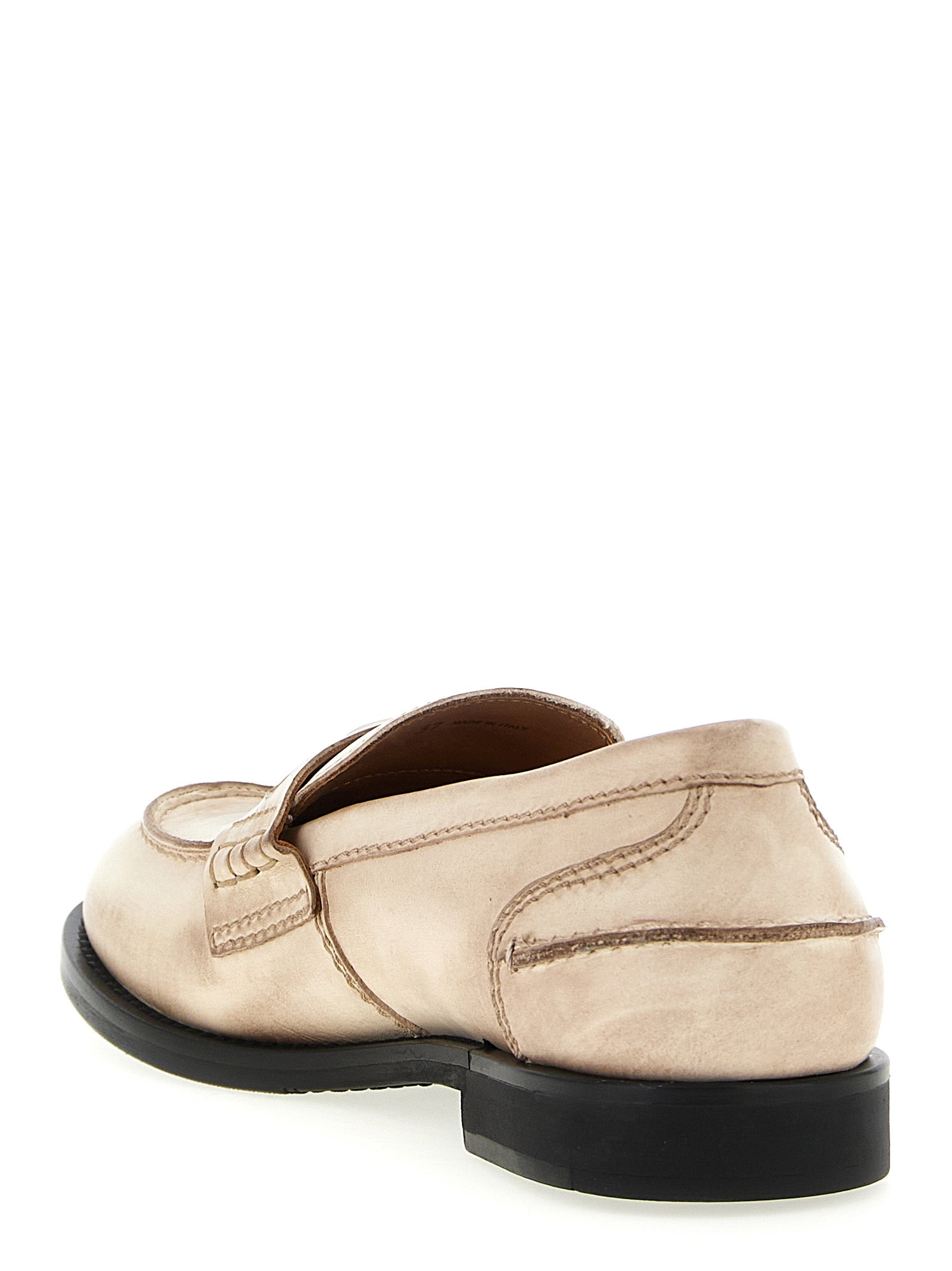Miu Miu White Calfskin Loafers