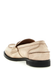 Miu Miu White Calfskin Loafers