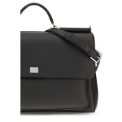 Dolce & Gabbana Black Calf Leather Shoulder Bag