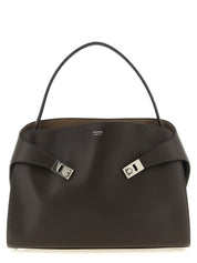 Ferragamo Brown Calfskin Shoulder Bag