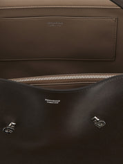 Ferragamo Brown Calfskin Shoulder Bag