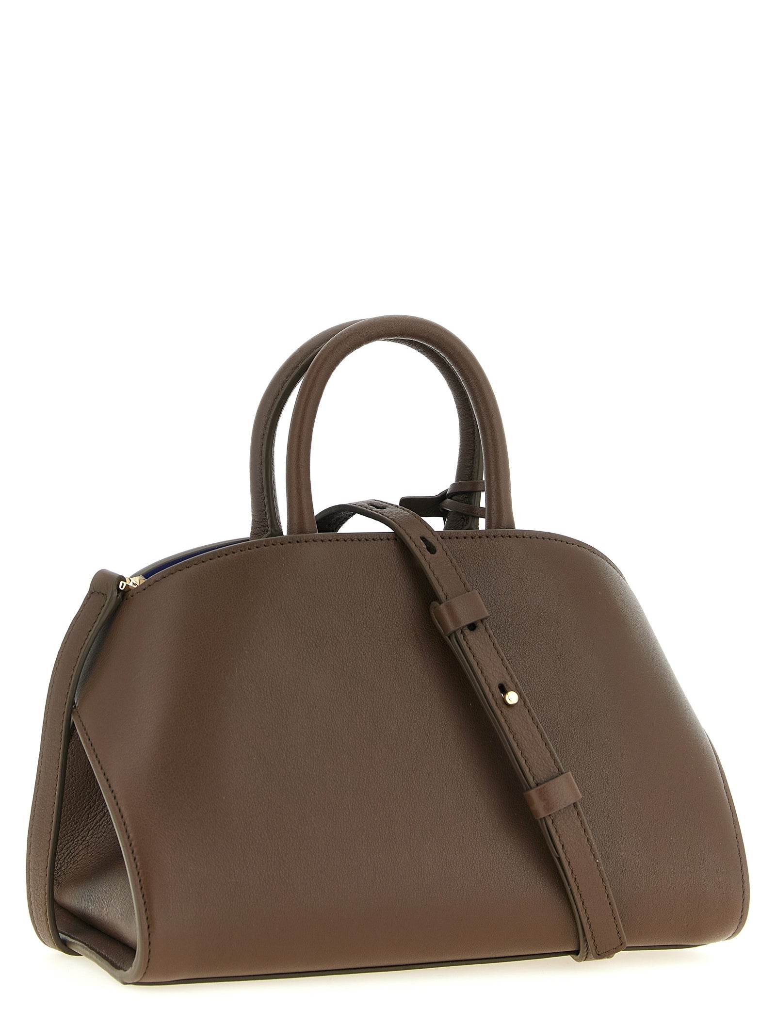 Ferragamo Brown Calfskin Handbag