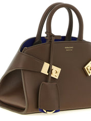 Ferragamo Brown Calfskin Handbag