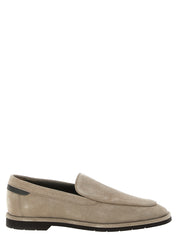 Brunello Cucinelli Beige Calfskin Loafers