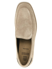 Brunello Cucinelli Beige Calfskin Loafers