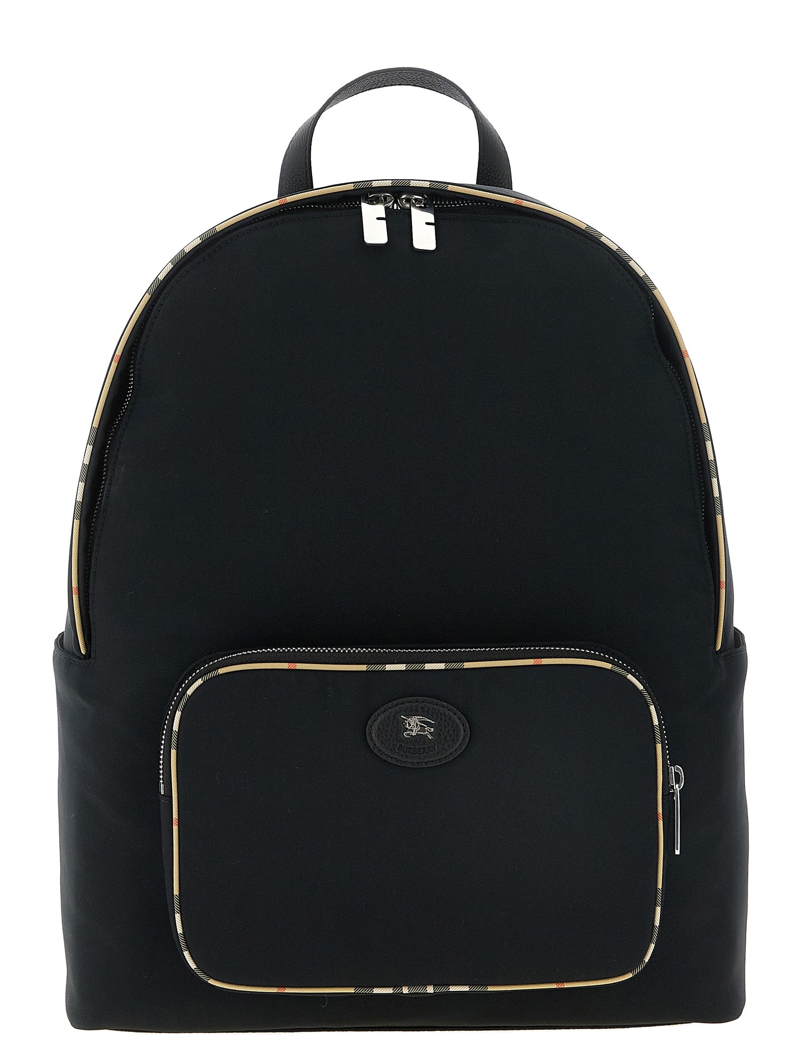 Burberry Black Polyester Backpack