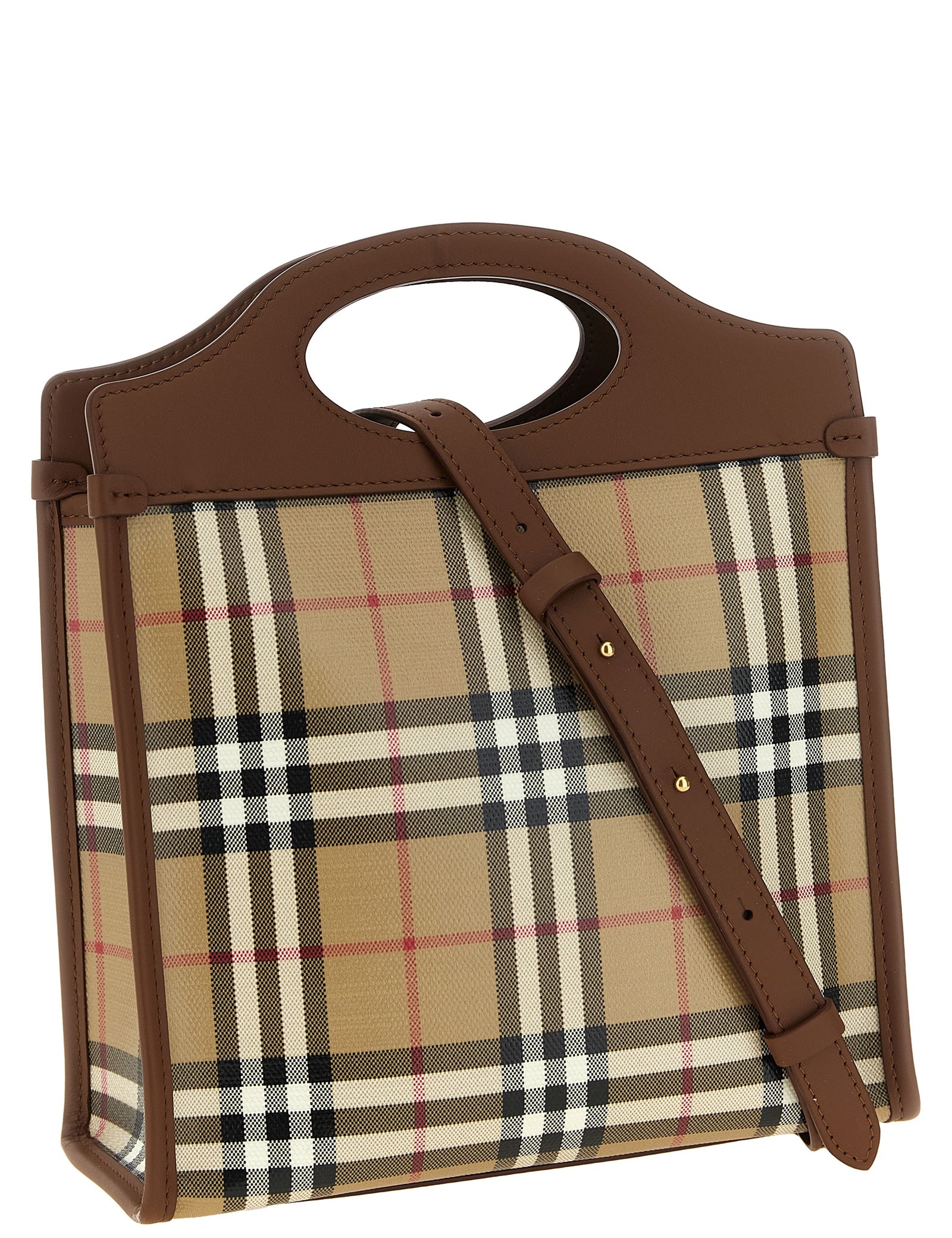 Burberry Beige Cotton Mini Handbag