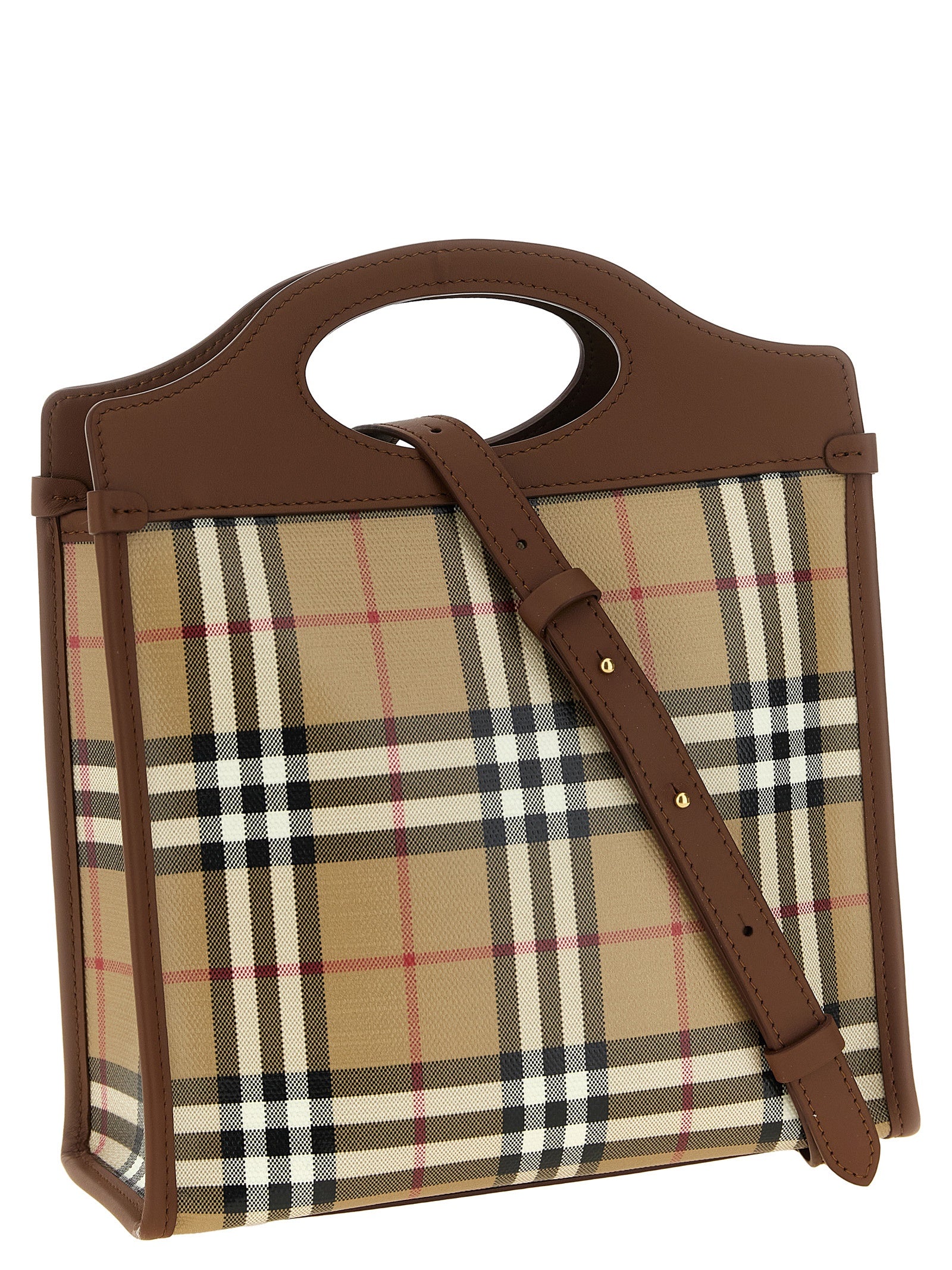 Burberry Beige Cotton Mini Handbag