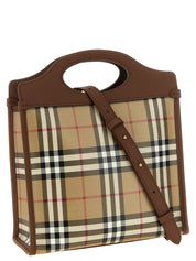 Burberry Beige Cotton Mini Handbag