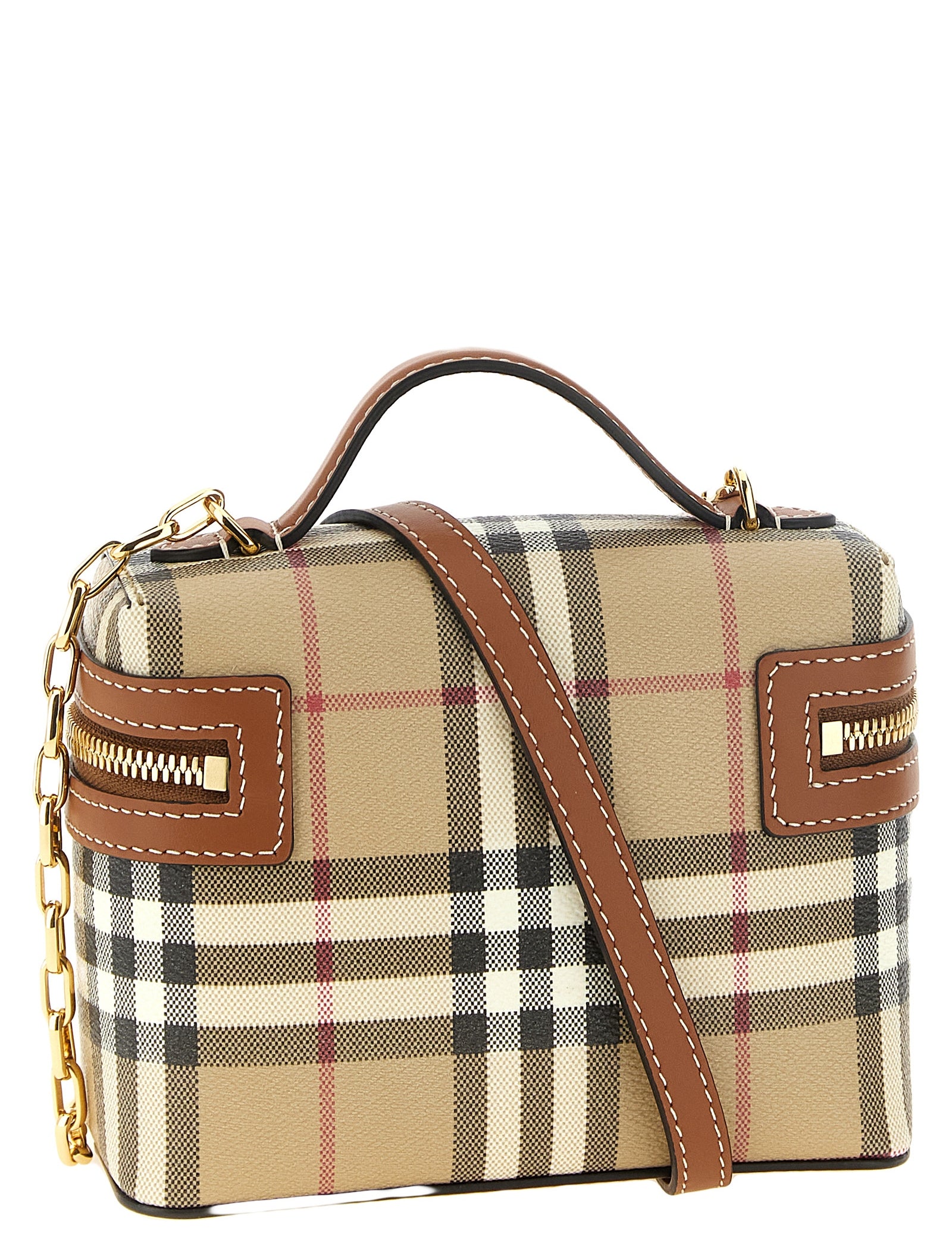 Burberry Beige Polyurethane Crossbody Bags