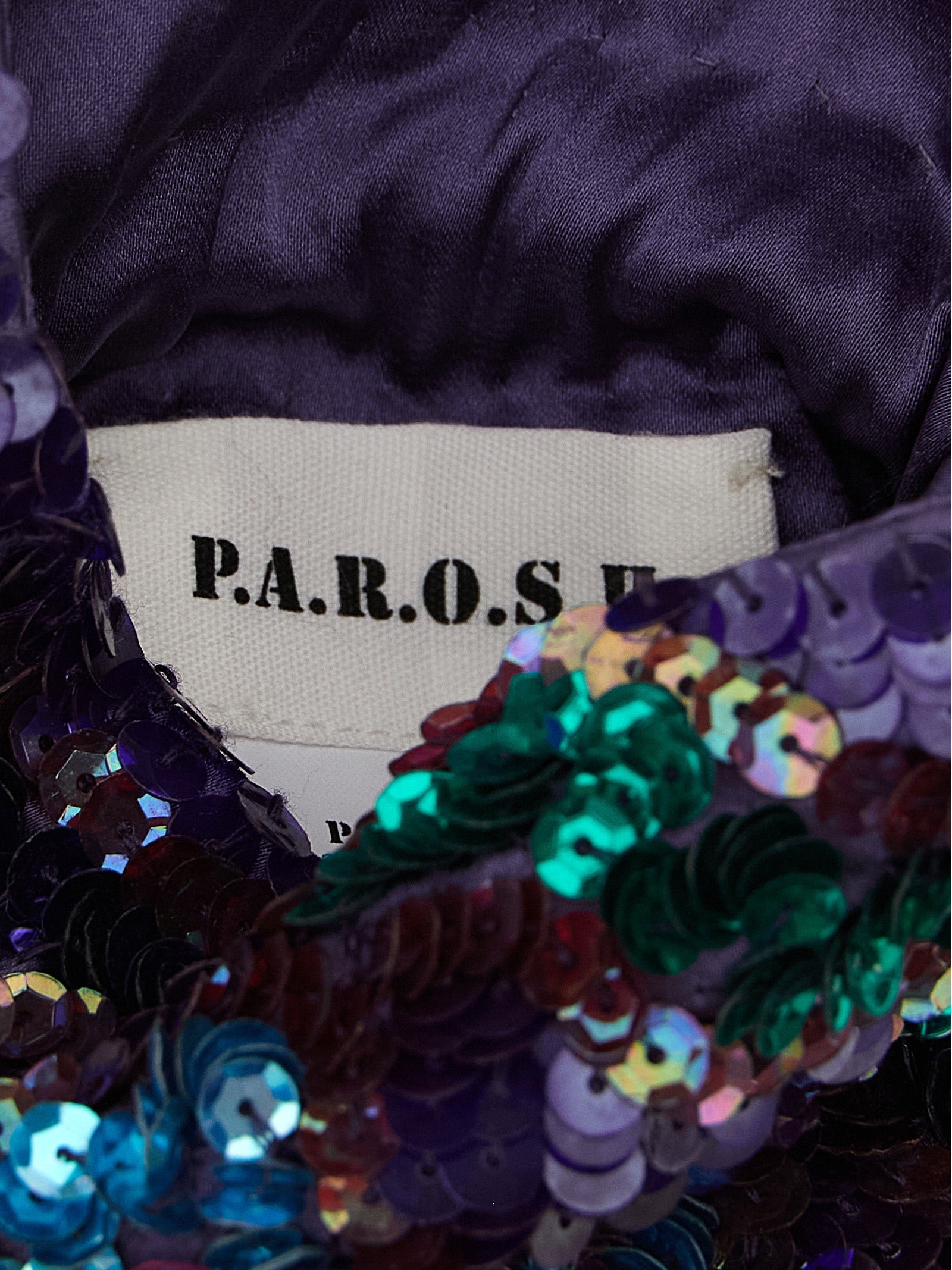 P.A.R.O.S.H. Purple Polyamide Shoulder Bags