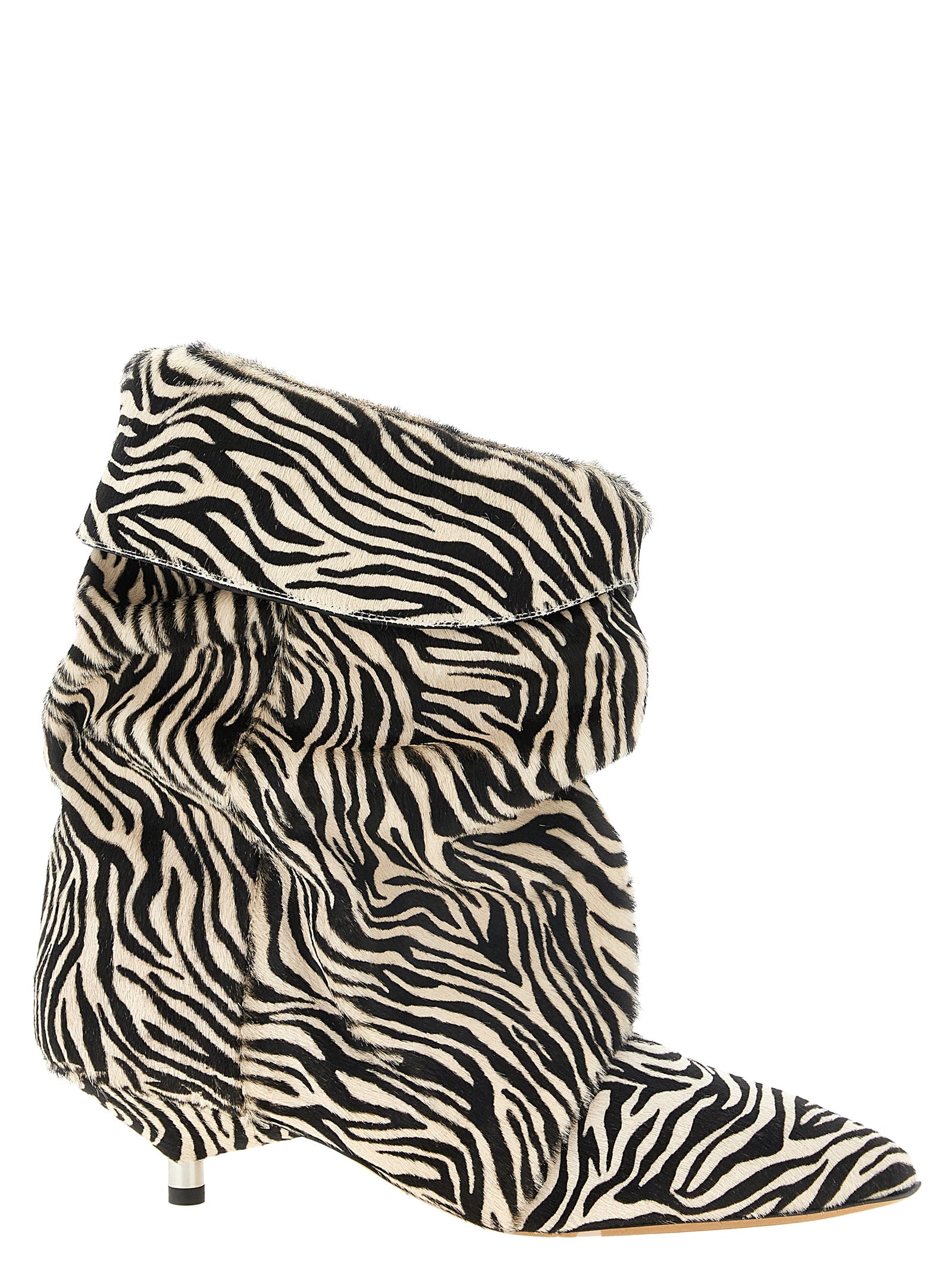 Isabel Marant Bicolor Cowhide Ankle Boots