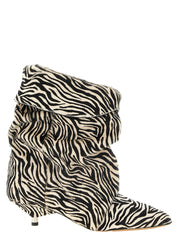 Isabel Marant Bicolor Cowhide Ankle Boots