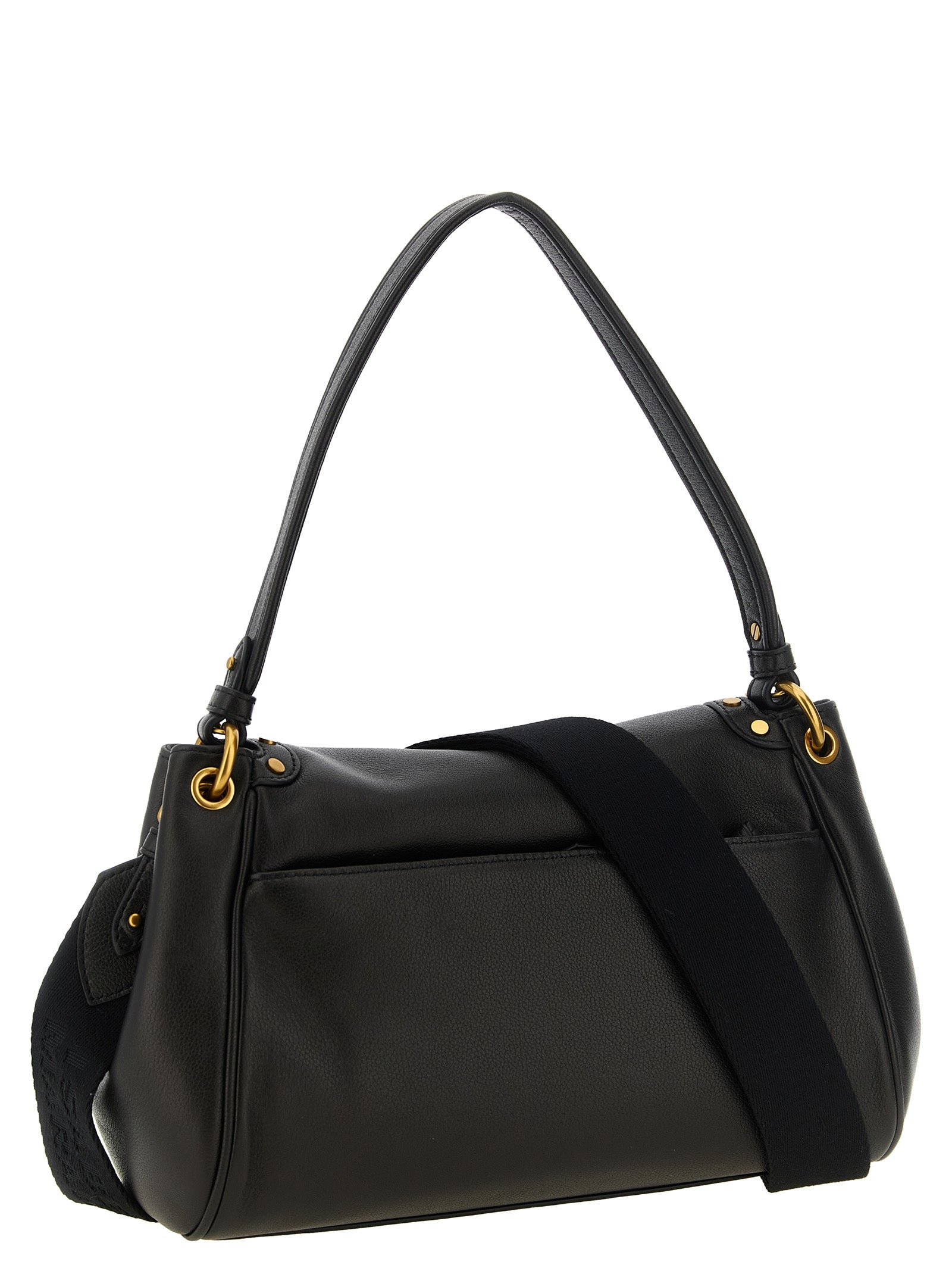 Isabel Marant Black Lambskin Shoulder Bag