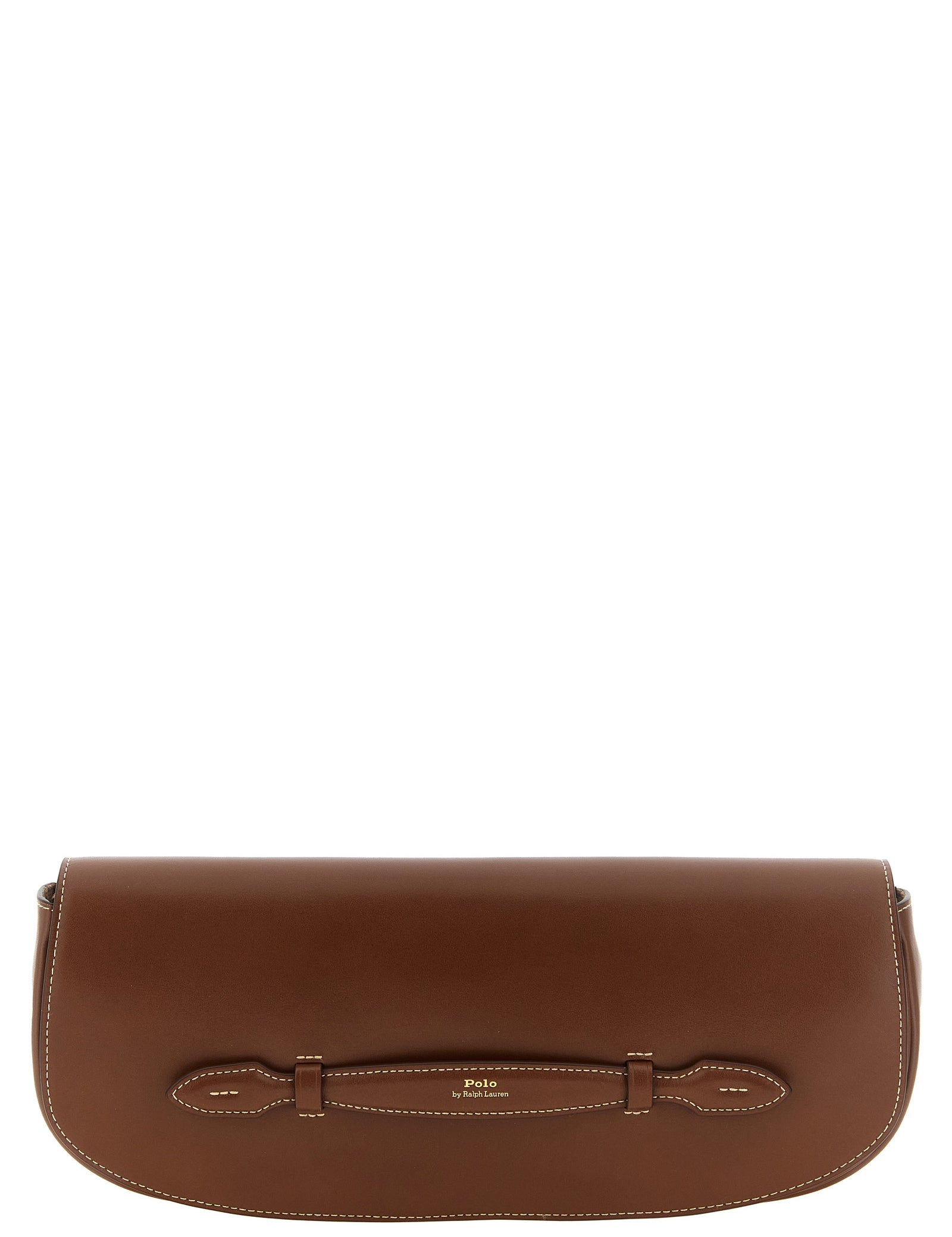 Polo Ralph Lauren Brown Cowhide Clutch Bag