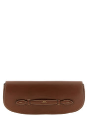 Polo Ralph Lauren Brown Cowhide Clutch Bag