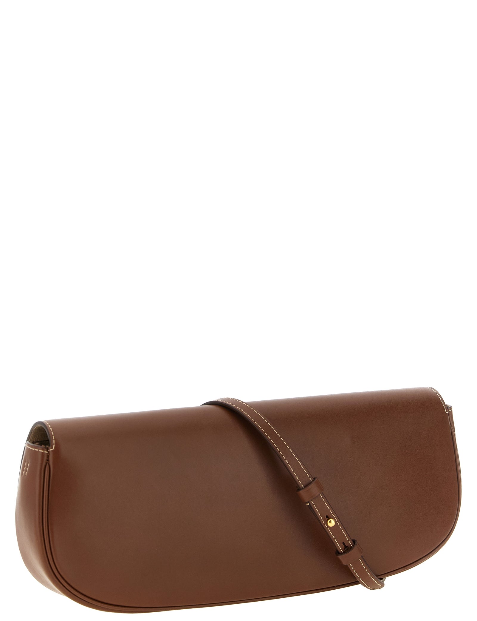 Polo Ralph Lauren Brown Cowhide Clutch Bag