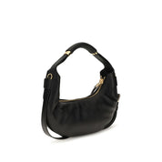 Moschino Black Calf Leather Shoulder Bag