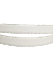 Dolce & Gabbana White Leather Belt