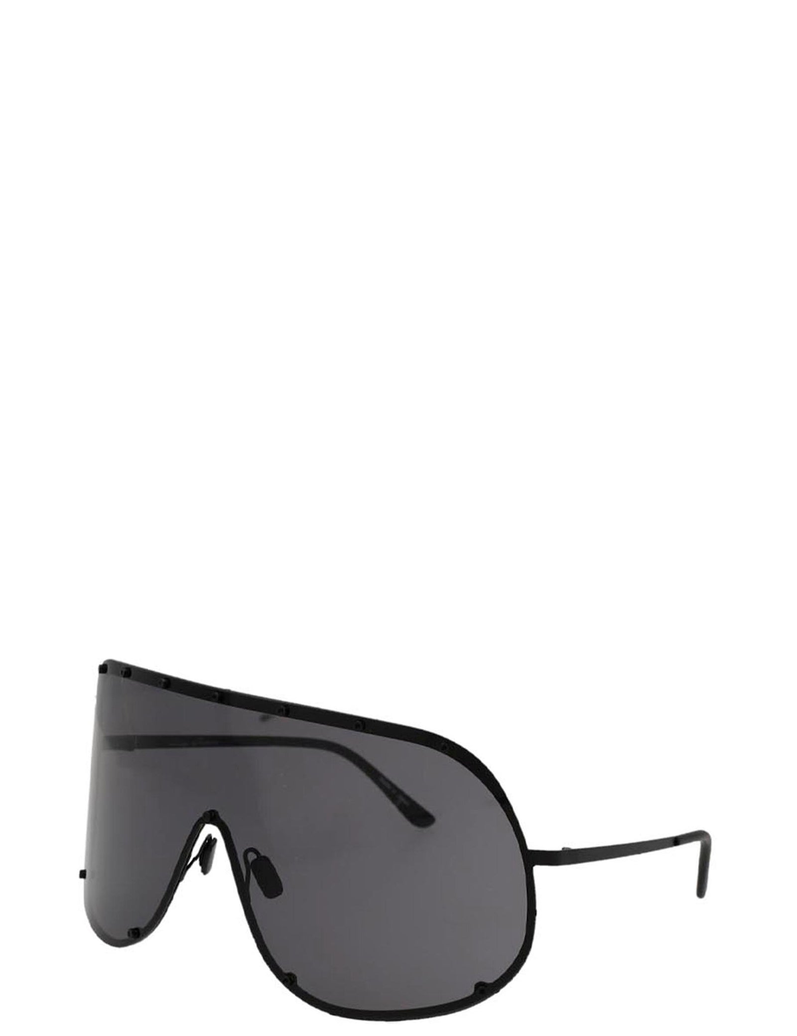 Rick Owens Black Steel Sunglasses