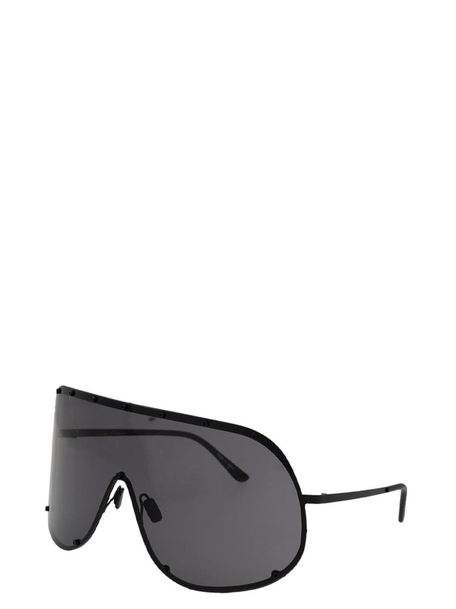 Rick Owens Black Steel Sunglasses