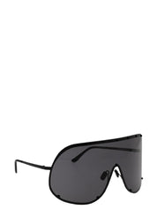 Rick Owens Black Steel Sunglasses