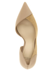 Alexandre Birman Beige Calfskin High Heel Pumps