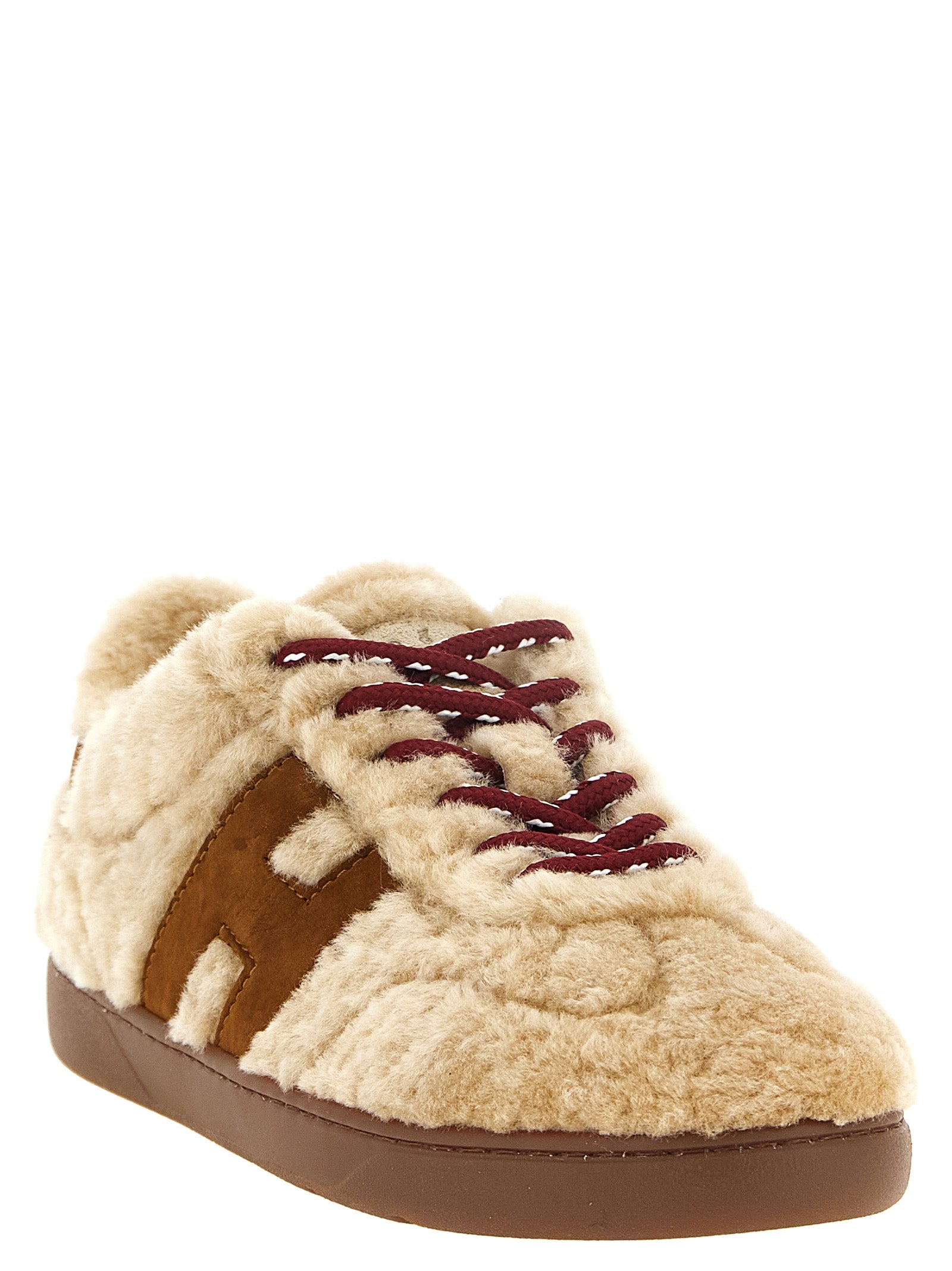 Hogan Beige Goat leather Low Top Sneakers