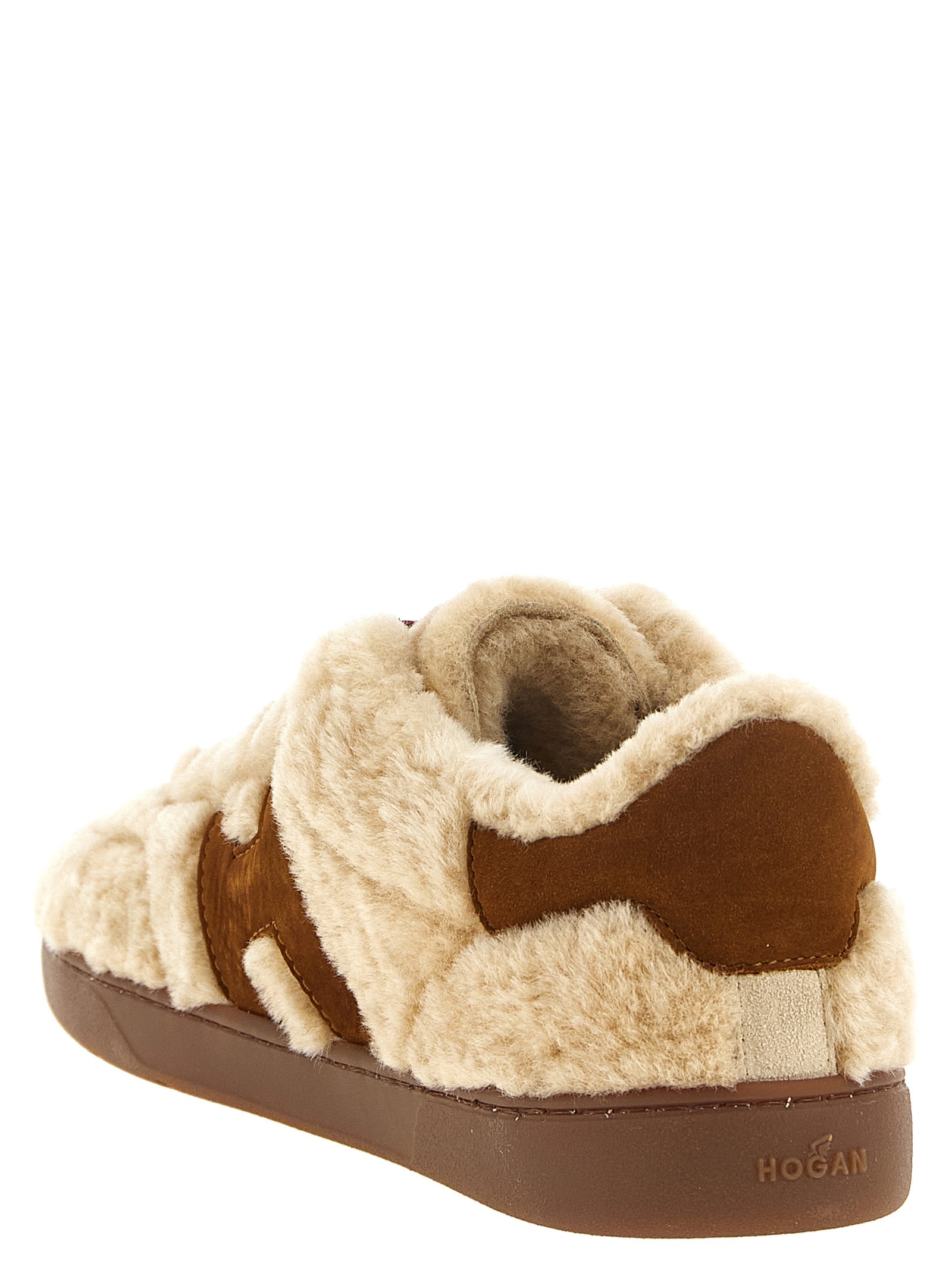 Hogan Beige Goat leather Low Top Sneakers