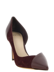 Alexandre Birman Deep Cherry Red Calfskin Leather High Heel Pumps