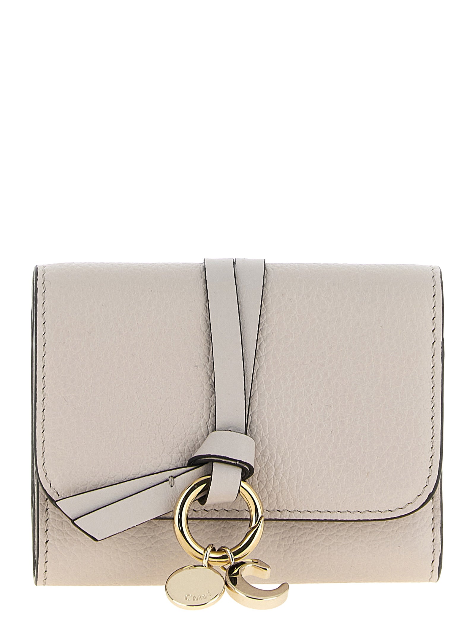 Chloé Gray Calfskin Cardholder