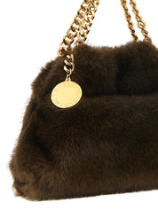 Stella McCartney Brown Vegan Fabric Handbags