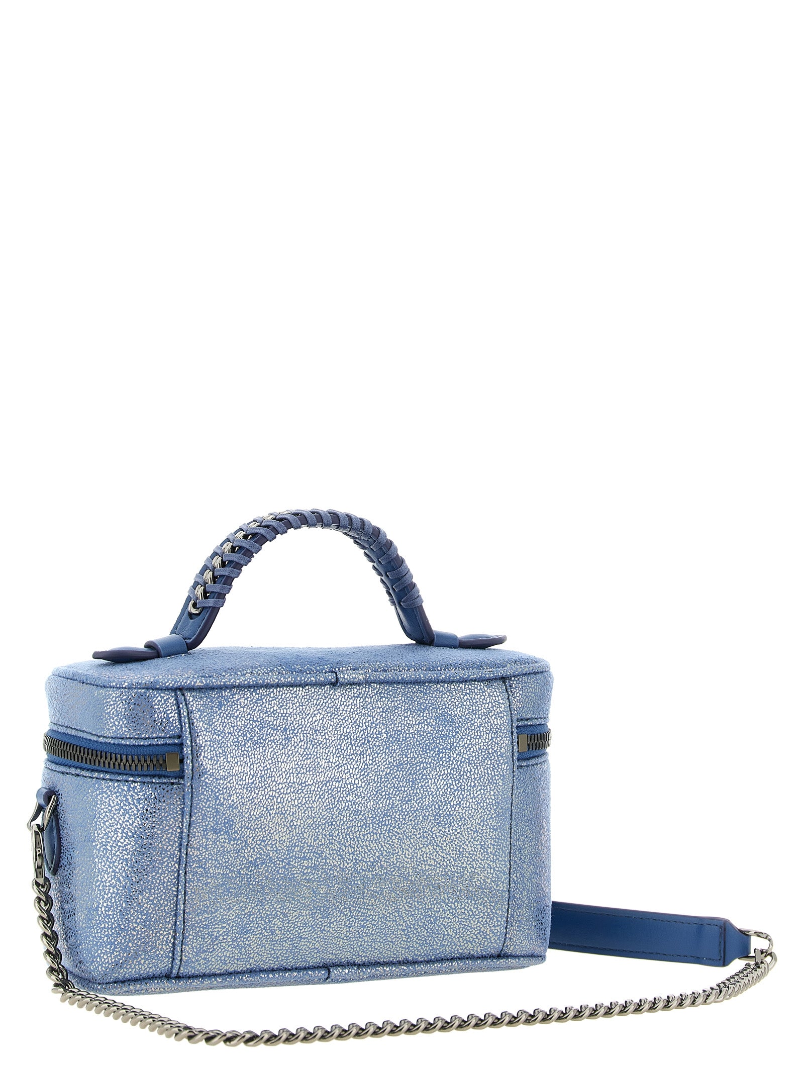 Stella McCartney Blue Eco Shaggy Deer Crossbody Bag