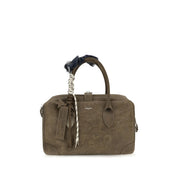 Golden Goose Brown Calf Leather Travel Bag
