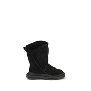 UGG Black Suede Flat Boots