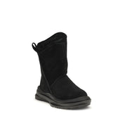 UGG Black Suede Flat Boots