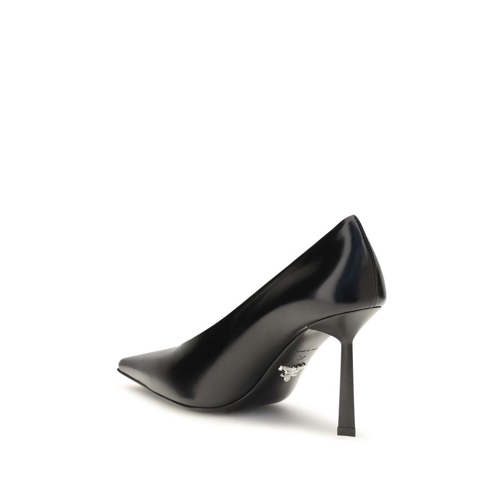 Prada Black Goatskin Pumps