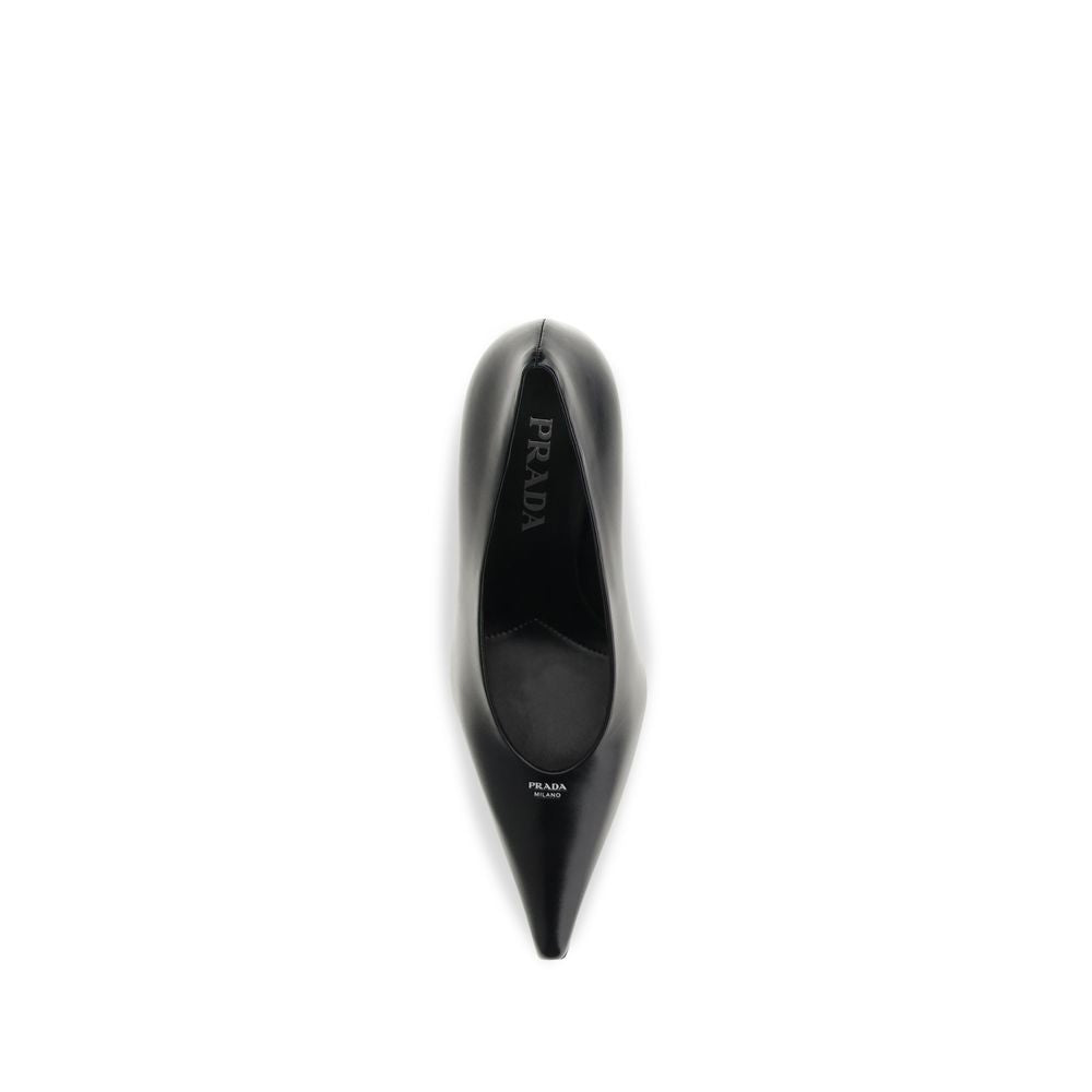 Prada Black Goatskin Pumps