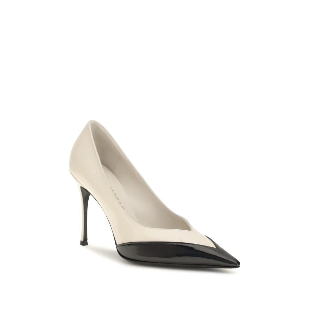 Ferragamo Multicolor Calf Suede Pumps
