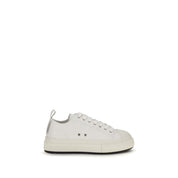 Dsquared² White Organic Cotton Platform Sneakers