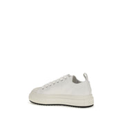 Dsquared² White Organic Cotton Platform Sneakers