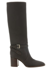 Gianvito Rossi Brown Calfskin Leather Boots
