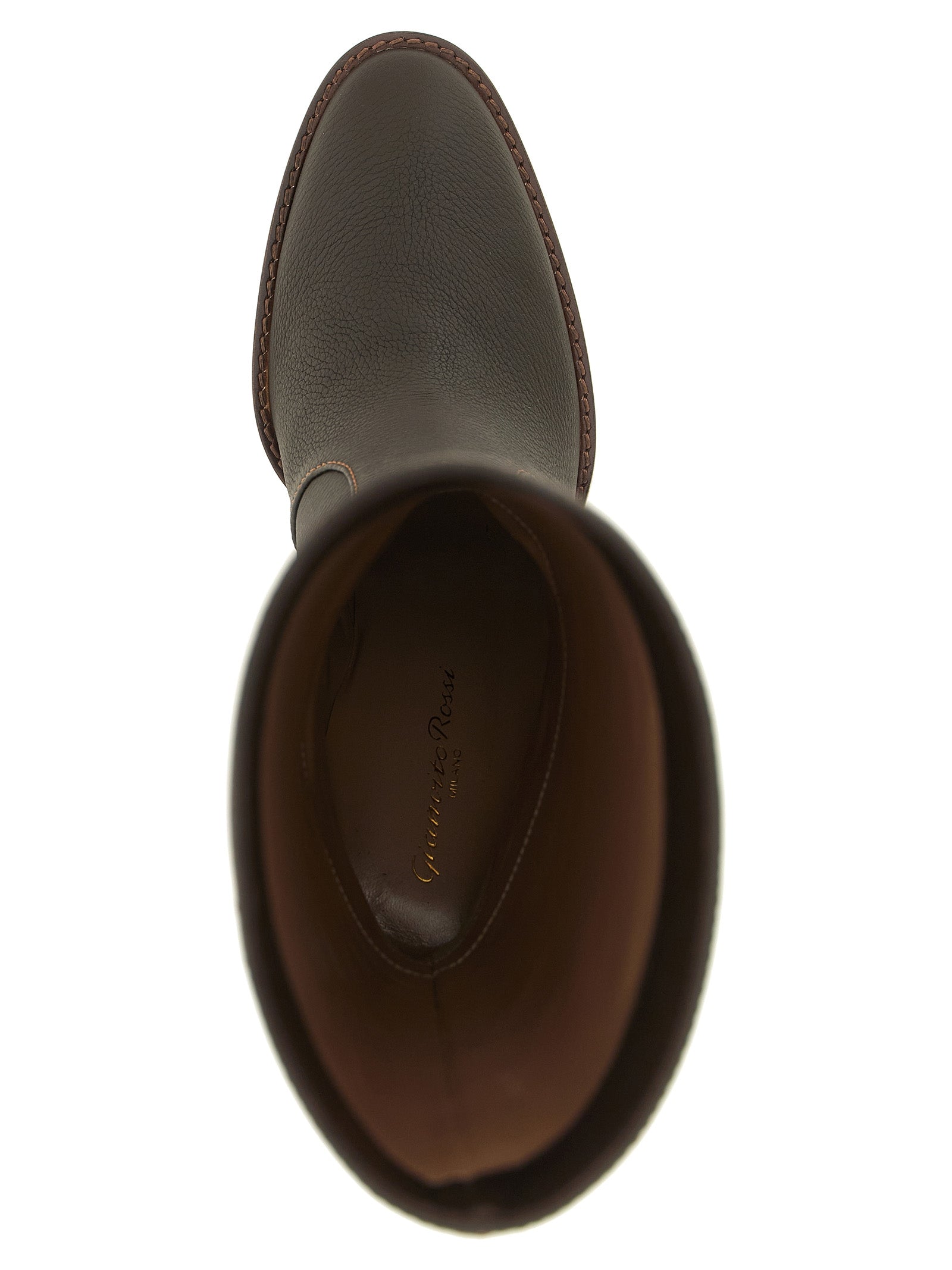 Gianvito Rossi Brown Calfskin Leather Boots