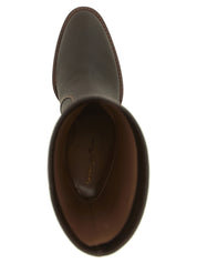 Gianvito Rossi Brown Calfskin Leather Boots