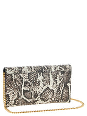 PINKO Beige Calfskin Clutches