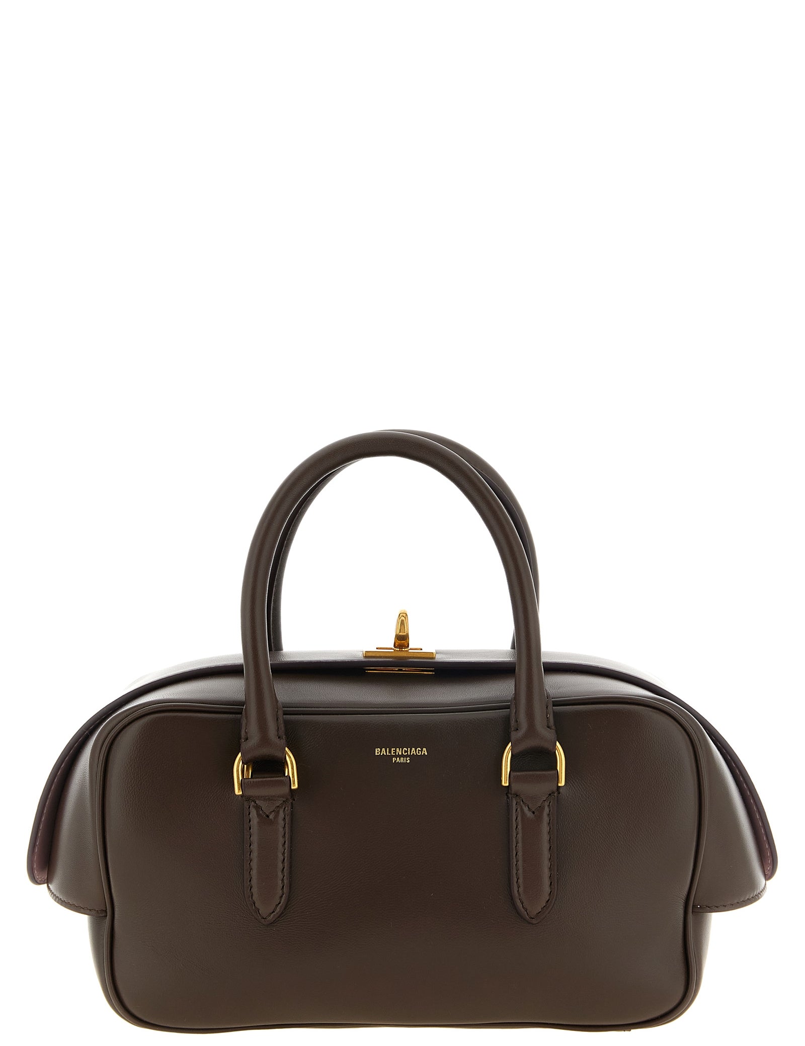 Balenciaga Brown Lamb Leather Handbag